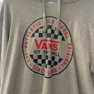 Vans off the Wall Gray Oldskool Hoodie